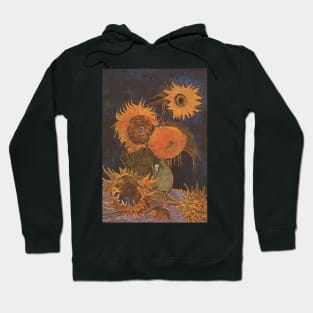 Vase with six sunflowers by van Gogh Hoodie